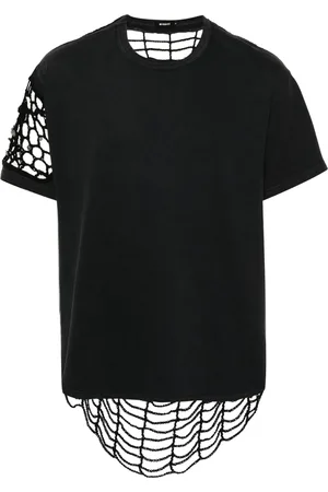 MISBHV T-shirt à empiècements en crochet