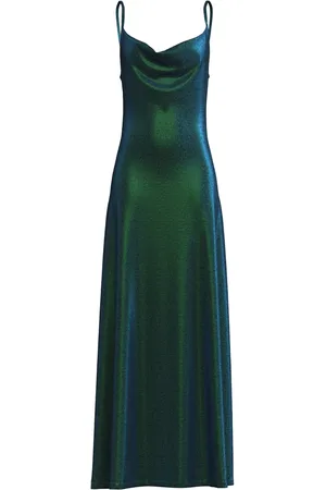 MACCAPANI Robe longue à fini métallisé
