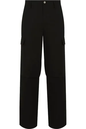 Dolce & Gabbana Pantalon droit en coton à poches cargo