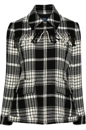 Ralph Lauren Veste en laine à franges