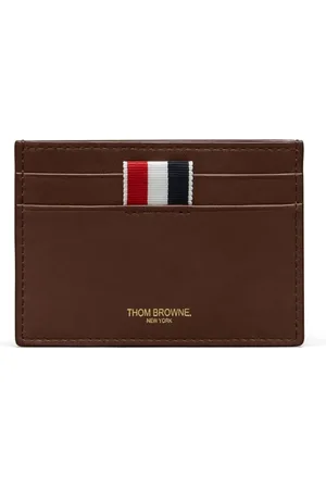 Thom Browne Porte-cartes en cuir