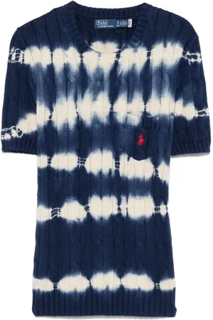 Ralph Lauren T-shirt en maille torsadée