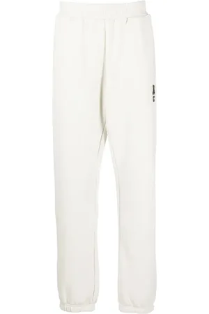 Izzue Pantalon de jogging en jersey à logo brodé