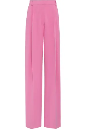 Oscar de la Renta Pantalon ample en soie