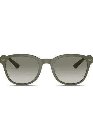 Emporio Armani Lunettes de soleil à monture géométrique