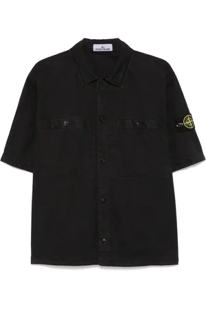 Stone Island Chemise à patch Compass