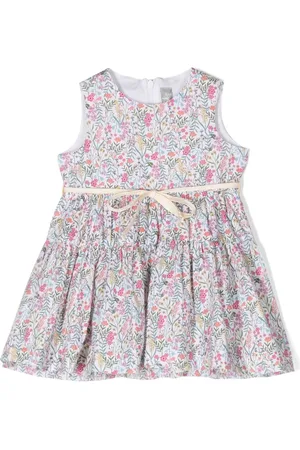 Il gufo Robe fleurie à design superposé
