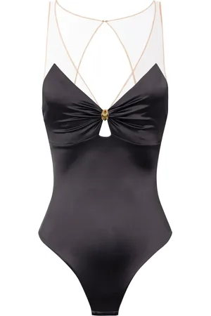 Elisabetta Franchi Body à détails en tulle