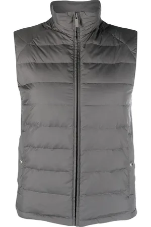 Thom Browne Gilet matelassé à détail 4 bandes signature