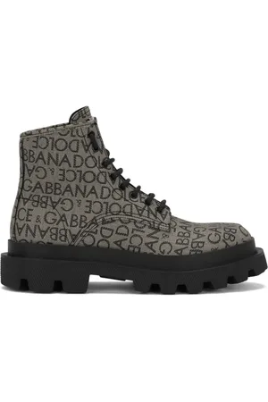 Dolce & Gabbana Bottines à logo en jacquard