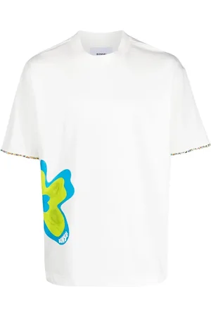 BONSAI T-shirt en coton à imprimé graphique