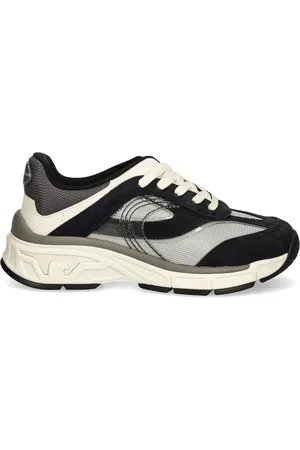 Emporio Armani Baskets à empiècements