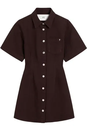 Ami Robe-chemise à manches courtes