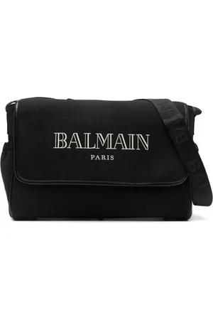 Balmain Sac à langer à logo brodé