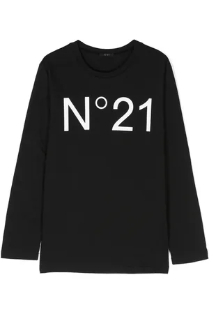 Nº21 T-shirt en coton à logo imprimé