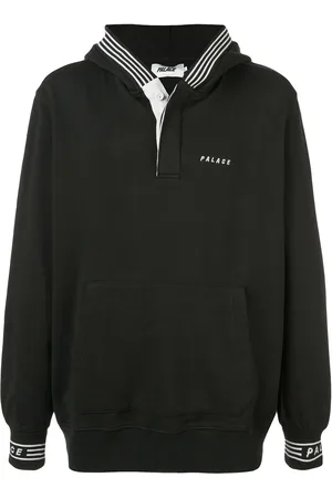 PALACE Sweat à capuche à bordures rayées