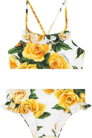 Dolce & Gabbana Bikini à rose imprimée