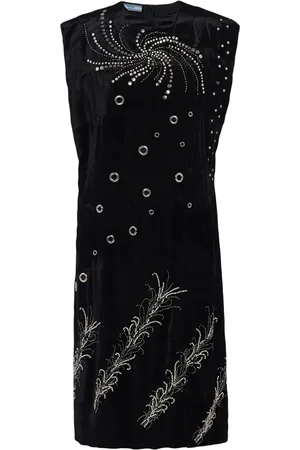 Prada Robe sans manches à broderies