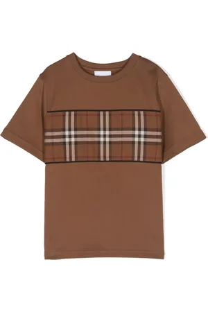 Burberry T-shirt à carreaux