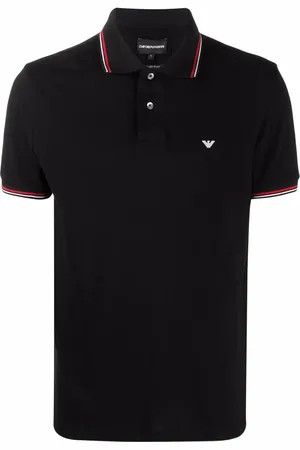 Emporio Armani Polo à logo imprimé