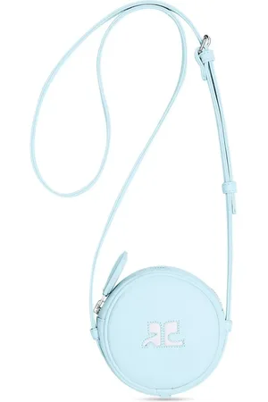 Courrèges Sac rond Reedition Circle en cuir