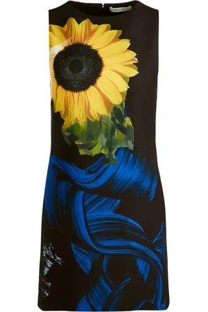 ALICE+OLIVIA Robe Clyde Aline à coupe courte