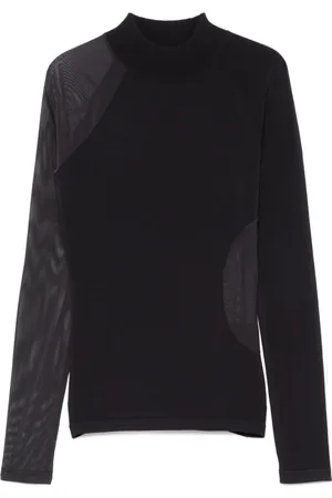 Y-3 Haut à détails en résille