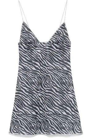 Oseree Robe courte à effet métallisé
