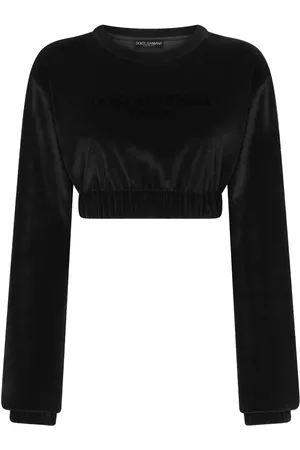 Dolce & Gabbana Sweat crop à logo brodé