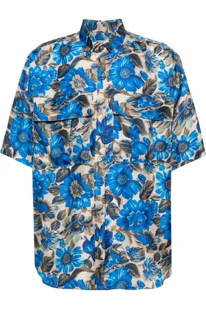 Moschino Chemise en soie à fleurs
