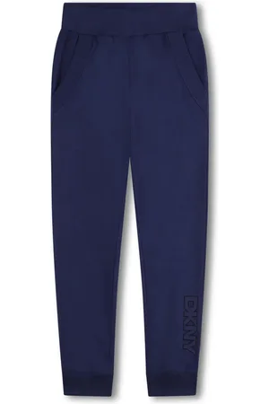 DKNY Pantalon de jogging en coton à logo brodé