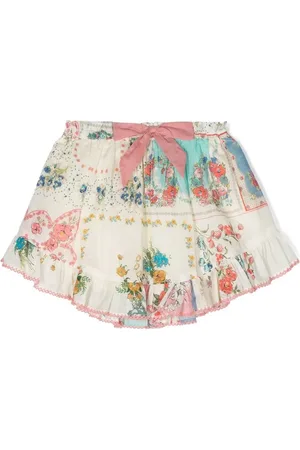 ZIMMERMANN Minijupe volantée à fleurs