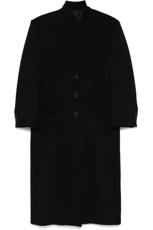 The Attico Manteau droit à simple boutonnage
