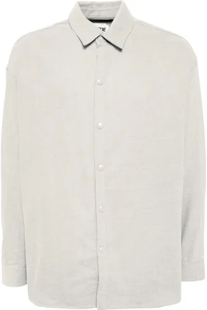 Izzue Chemise en coton mélangé à manches longues