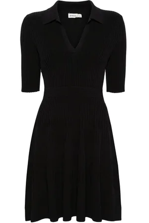 Simkhai Robe courte Patricia en maille nervurée