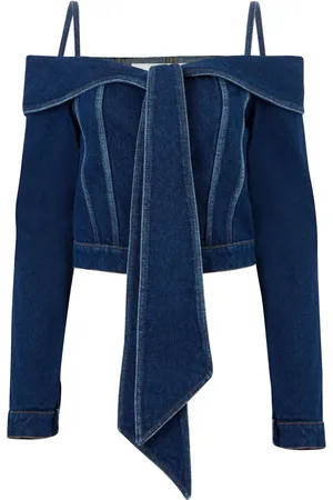 Nina Ricci Veste en jean à épaules dénudées
