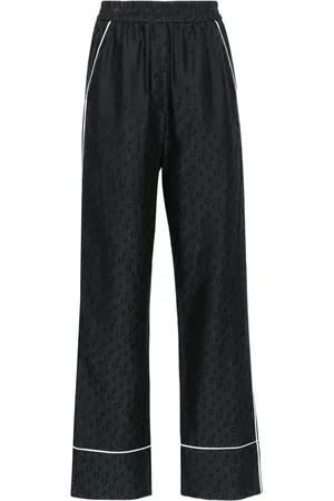 OFF-WHITE Pantalon droit à motif monogrammé en jacquard