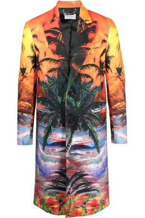 Philipp Plein Manteau Hawaii à imprimé graphique