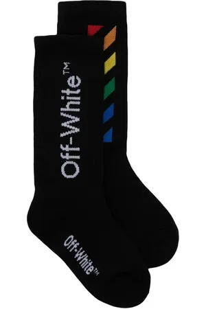 OFF-WHITE Chaussettes Off Diagonal à logo intarsia