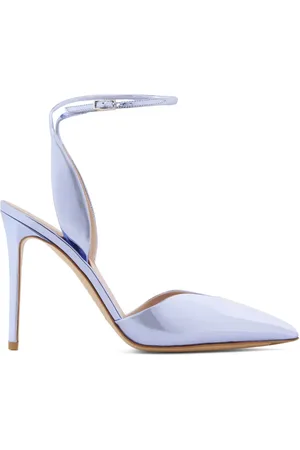Giorgio Armani Escarpins en cuir à fini métallisé