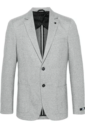 Karl Lagerfeld Blazer boutonné à détail de broche