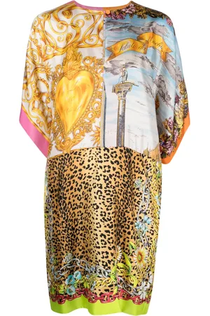 Moschino Robe en soie à mélange d