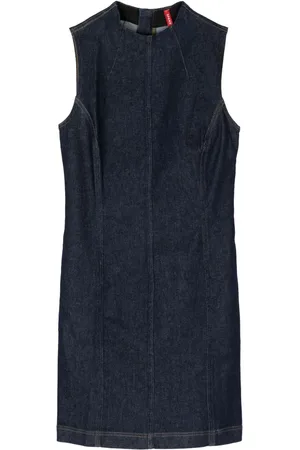 Spanx Robe courte en jean à design sans manches