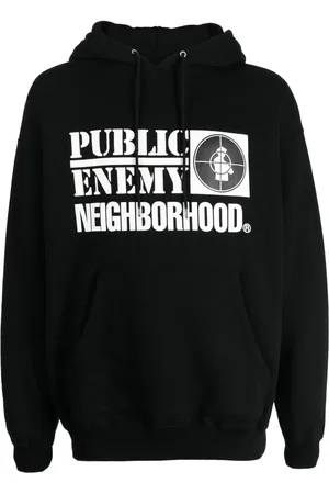 NEIGHBORHOOD X Public Enemy hoodie à logo imprimé