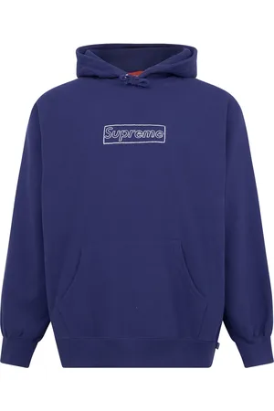 Supreme X Kaws hoodie à logo
