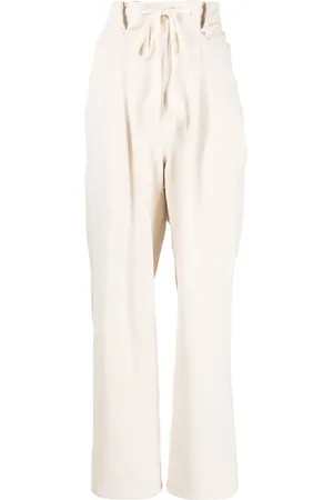 GOEN.J Pantalon droit à lien de resserrage