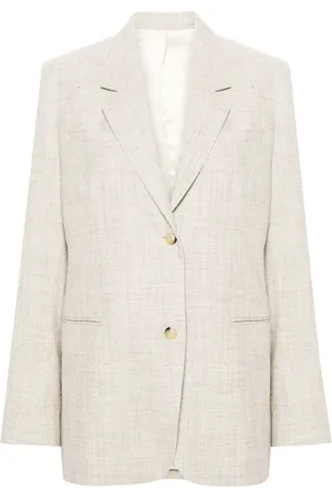 Totême Blazer en serge à simple boutonnage