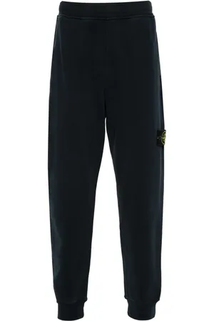 Stone Island Pantalon de jogging à patch logo