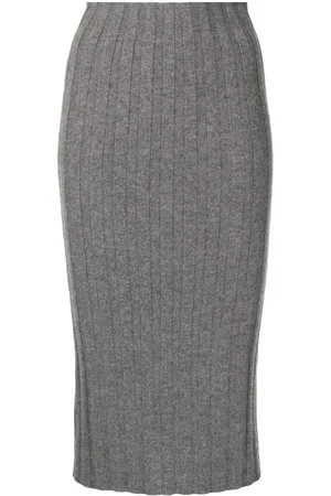 Cashmere In Love Jupe Lenny en maille épaisse
