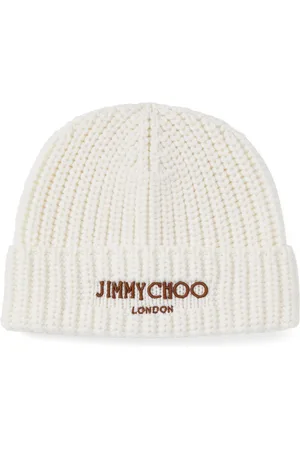 Jimmy Choo Bonnet nervuré à logo brodé